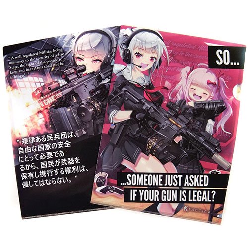 ［KTactical］Anime Girl A4クリアファイル