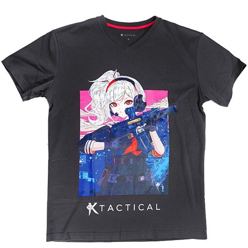 ［KTactical］Anime Girl Tシャツ