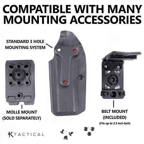 ホルスターセット KTactical］GLOCK19用 カイデックスホルスター - ミリタリー