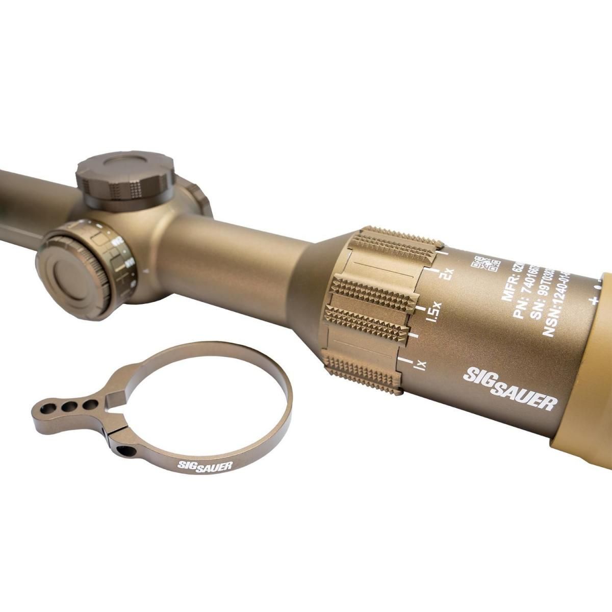 Sig Sauer Tango6T Scope 1-6x24mm 30mm FFP DWLR-556 Illum