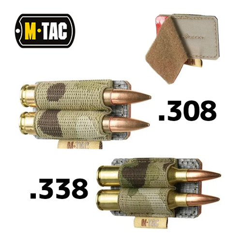 M-TacBandolier with Velcro for 2 Cartridges