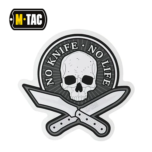 M-TacNo Knife-No Life Sticker