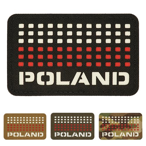 ［M-Tac］Poland with Flag Laser Cut Patch