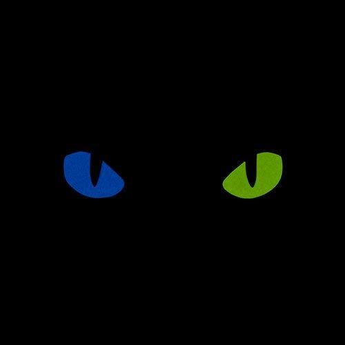 M-TAC］Cat Eyes Yellow/Blue Laser Cut Patch - ミリタリー