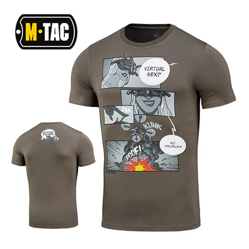 M-TacT-Shirt Comics Drone Girl