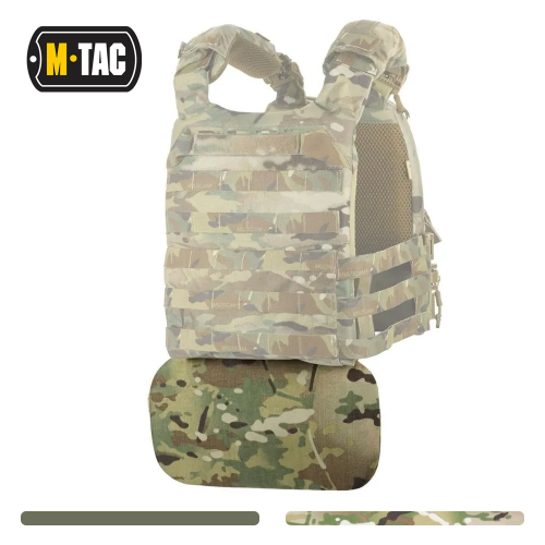 M-TACLower Back Protection for ballistic panel inserts XL for Cuirass QRS