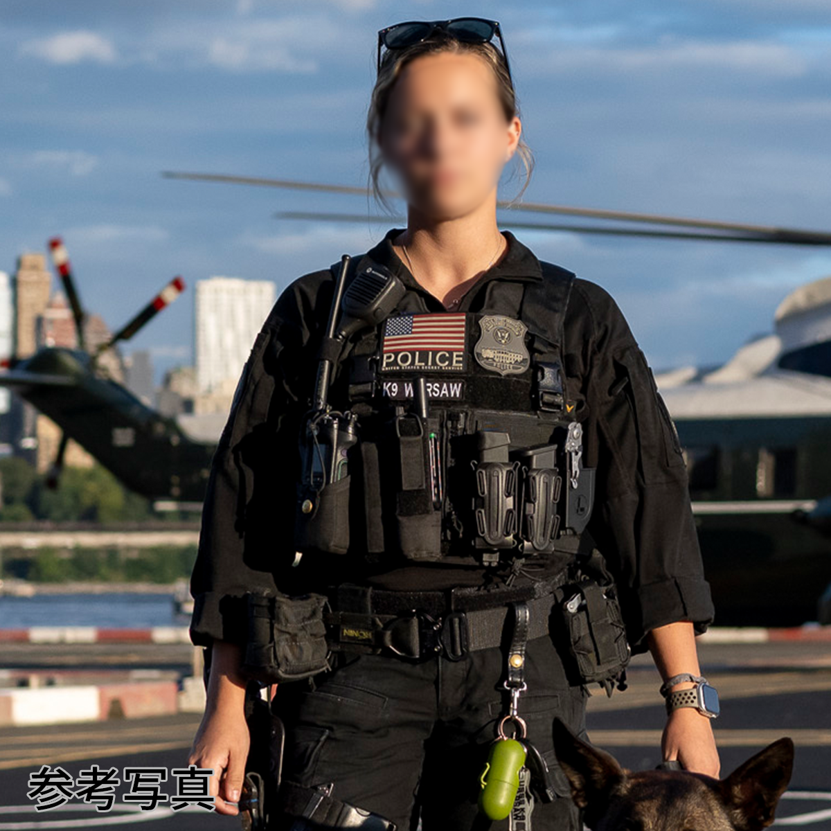 US SECRET SERVICE パネルパッチ　PVC　ベルクロ US SECRET SERVICE パネルパッチ PVC ベルクロ SECRET SERVICE