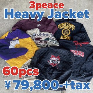 3peace Heavy jacket　60着入り
