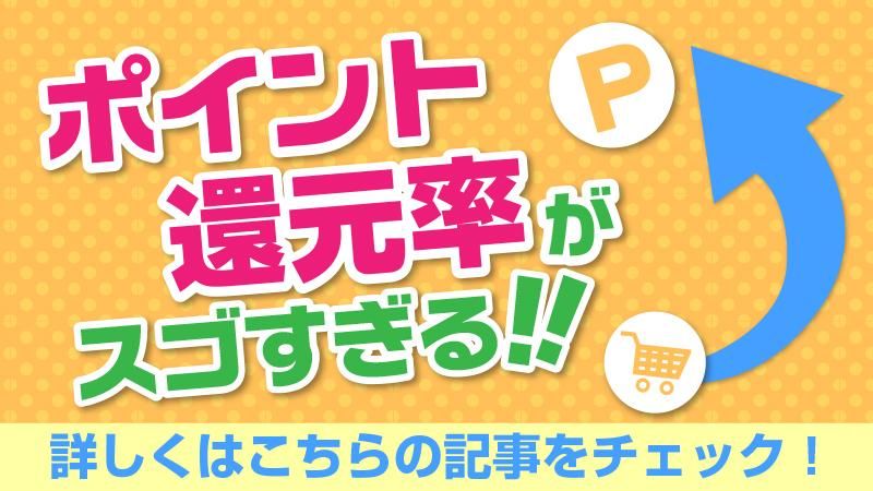 ポイント還元率の詳細ブログ