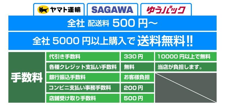 送料一覧