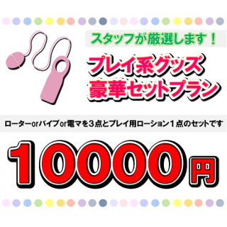 【スタッフ厳選】プレイ系グッズ豪華セットプラン 10000円コース