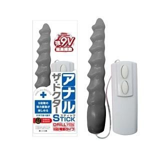 アナル・ザ・ドクター スティック フックタイプ電動 ブラック
