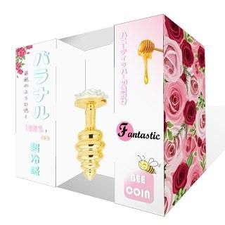 バラナル 超冷感アナルコーン Sホワイトバラ