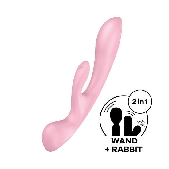 Satisfyer Triple Oh Pinkʥƥե䡼 ȥץ륪ԥ󥯡