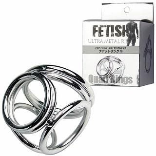 フェティッシュ ウルトラメタルリング クアッドリング S