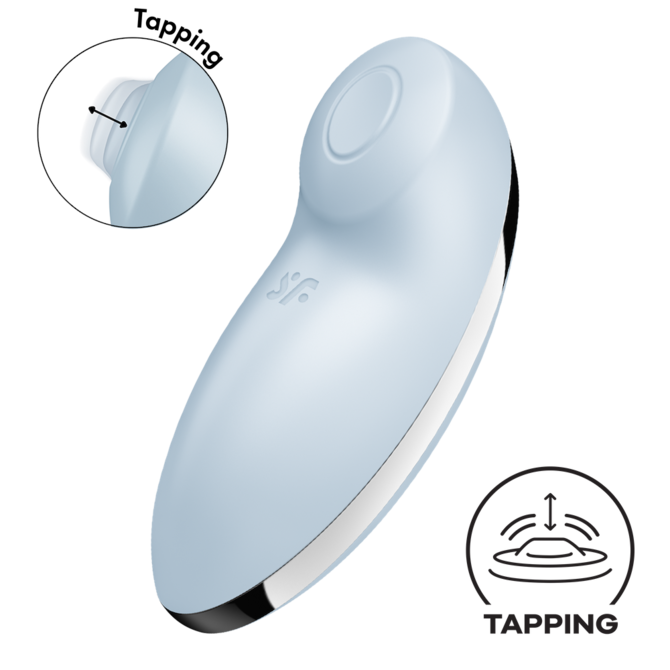 Satisfyer Tap & Clima x 2 Blue (サティスファイヤー タップ&クライマックス 2)