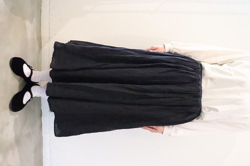 Veritecieur ヴェリテクール リネンリバーシブルスカート