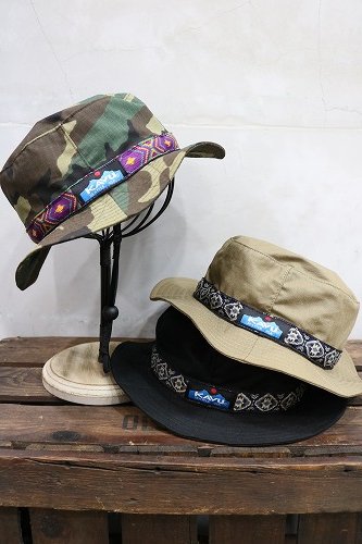 KAVU　カブー　 キッズ リップストップ バケットハット