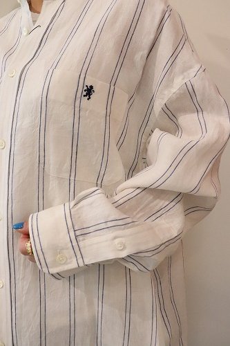 Gymphlex ジムフレックス バンドカラーシャツワンピース