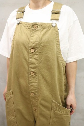 HARVESTY ハーベスティ CHINO CLOTH OVERALLS