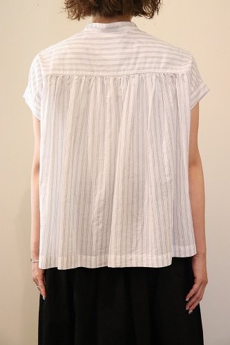 DANTON ダントン COTTON LINEN SLUB SLEEVELESS SHIRT
