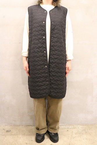 【美品】LE GLAZIK　キルティング ロングベスト 　GREY　36 楽天市場】【SALE！40%OFF】ル グラジック le glazik