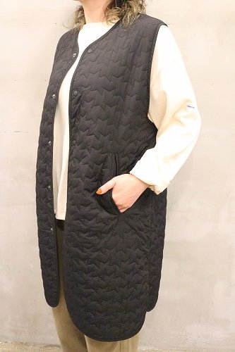 海外から輸入 Le glazik ロングベスト キルティング グラジック ル ジャケット・アウター
