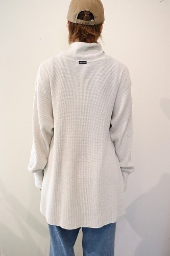Americana アメリカーナ ハイネック ワッフルカットソー Americana アメリカーナ ハイネック ワッフルカットソー