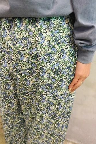 HARVESTY ハーベスティ EASY CIRCUS PANTS（花柄ローン）
