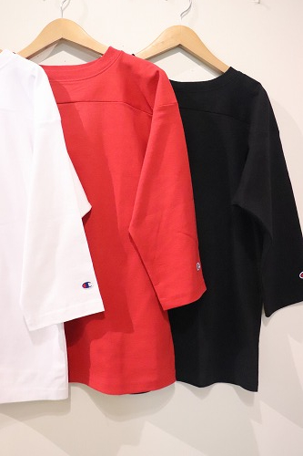 champion チャンピオン T1011 3/4スリーブフットボールTシャツ