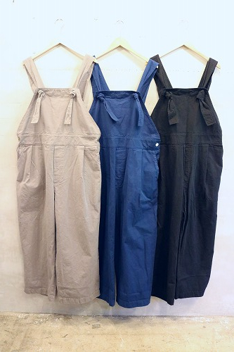 veritecoeur ヴェリテクール ガーメントダイクロスバックオーバーオール