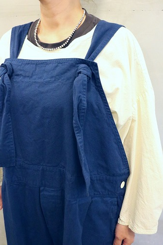 veritecoeur ヴェリテクール ガーメントダイクロスバックオーバーオール