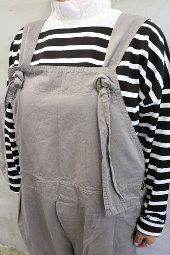 veritecoeur ヴェリテクール ガーメントダイクロスバックオーバーオール