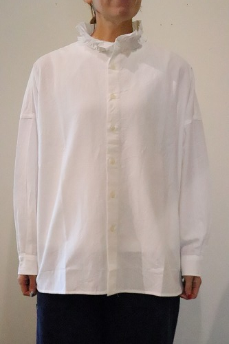 Yarmo ヤーモ dungaree ruffle shirts