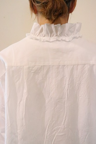 Yarmo ヤーモ dungaree ruffle shirts