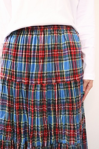 ROCKMOUNT 【ロックマウント】 コットンフランネル ティアードスカート