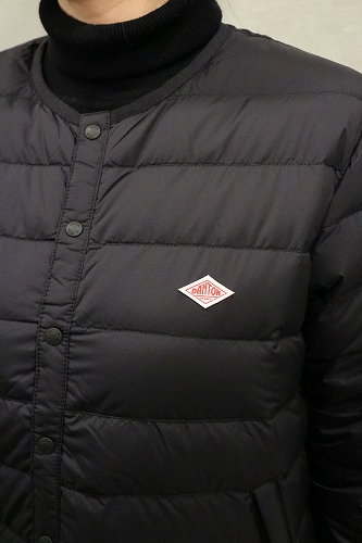 ダントン WOMEN'S CREWNECK INNER DOWN JACKET DANTON WOMEN'S CREWNECK INNER DOWN JACKET POLKA DOT