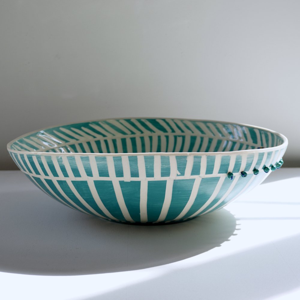 turquoise big bowl