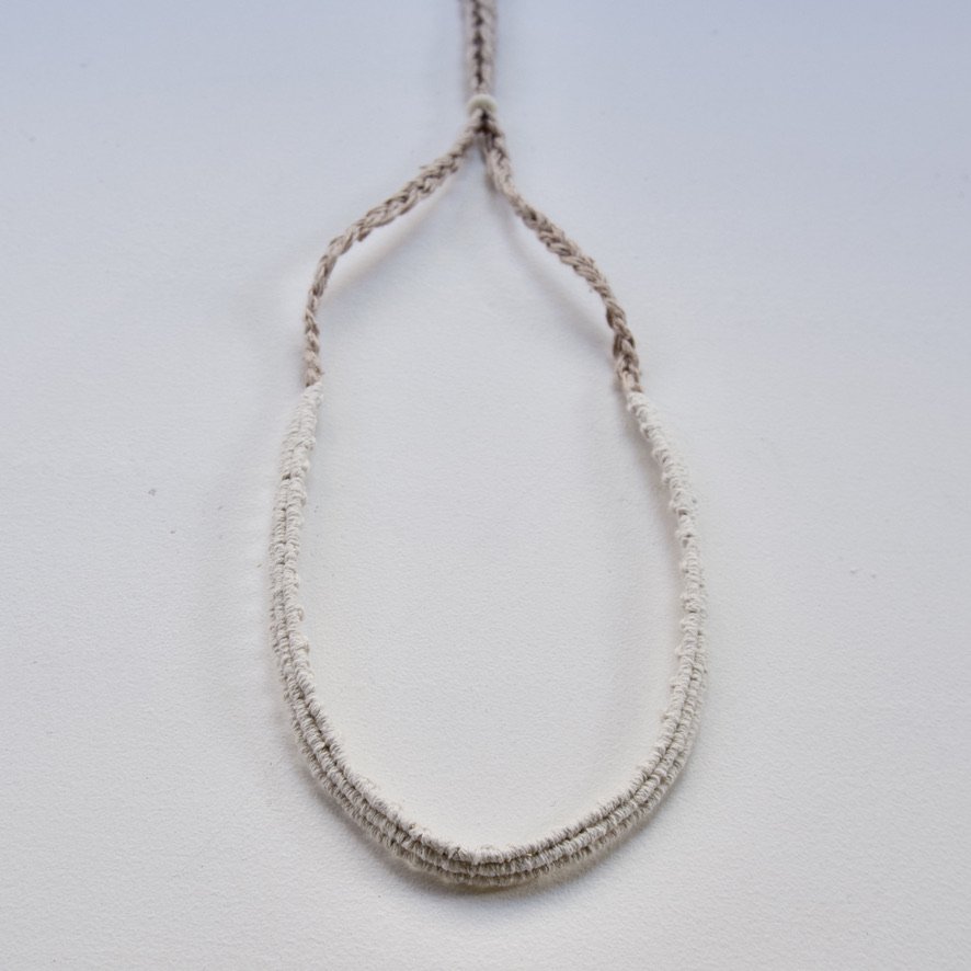 thread necklace / fringe _ BEW