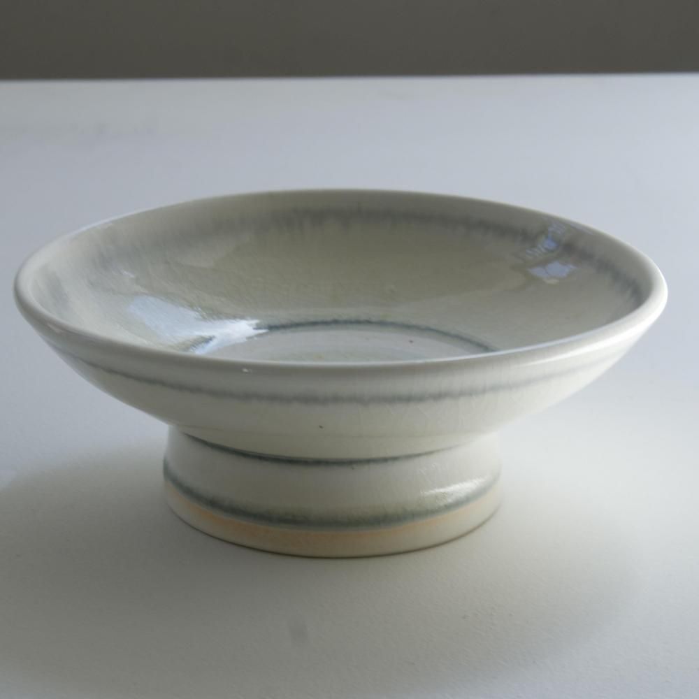 亀田大介　淡い青色の陶器ボウル3個セット美品 亀田大介 淡い青色の陶器ボウル3個セット美品