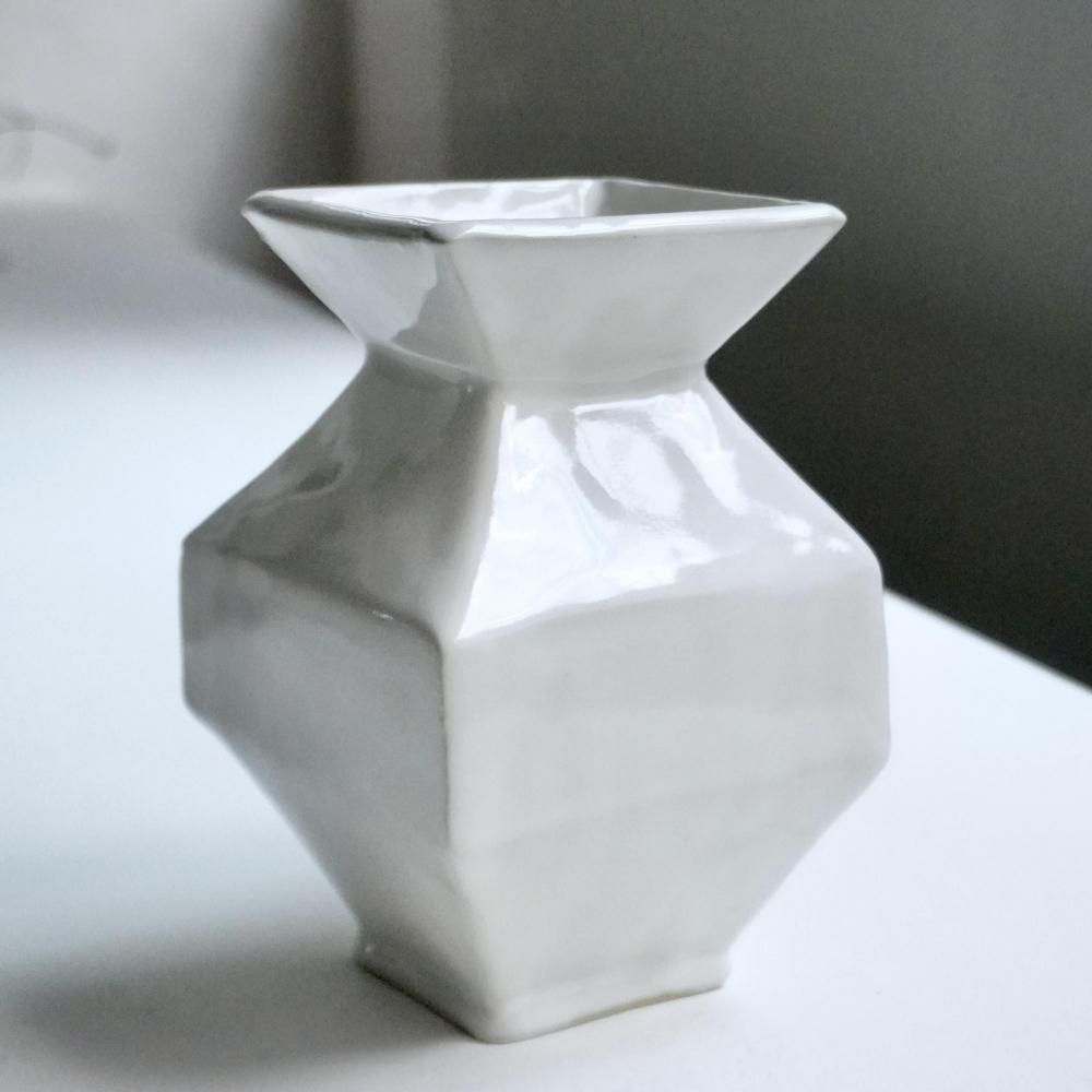 birbira ビルビラ Birbira×qualia glassworks / Bottle vase with ce