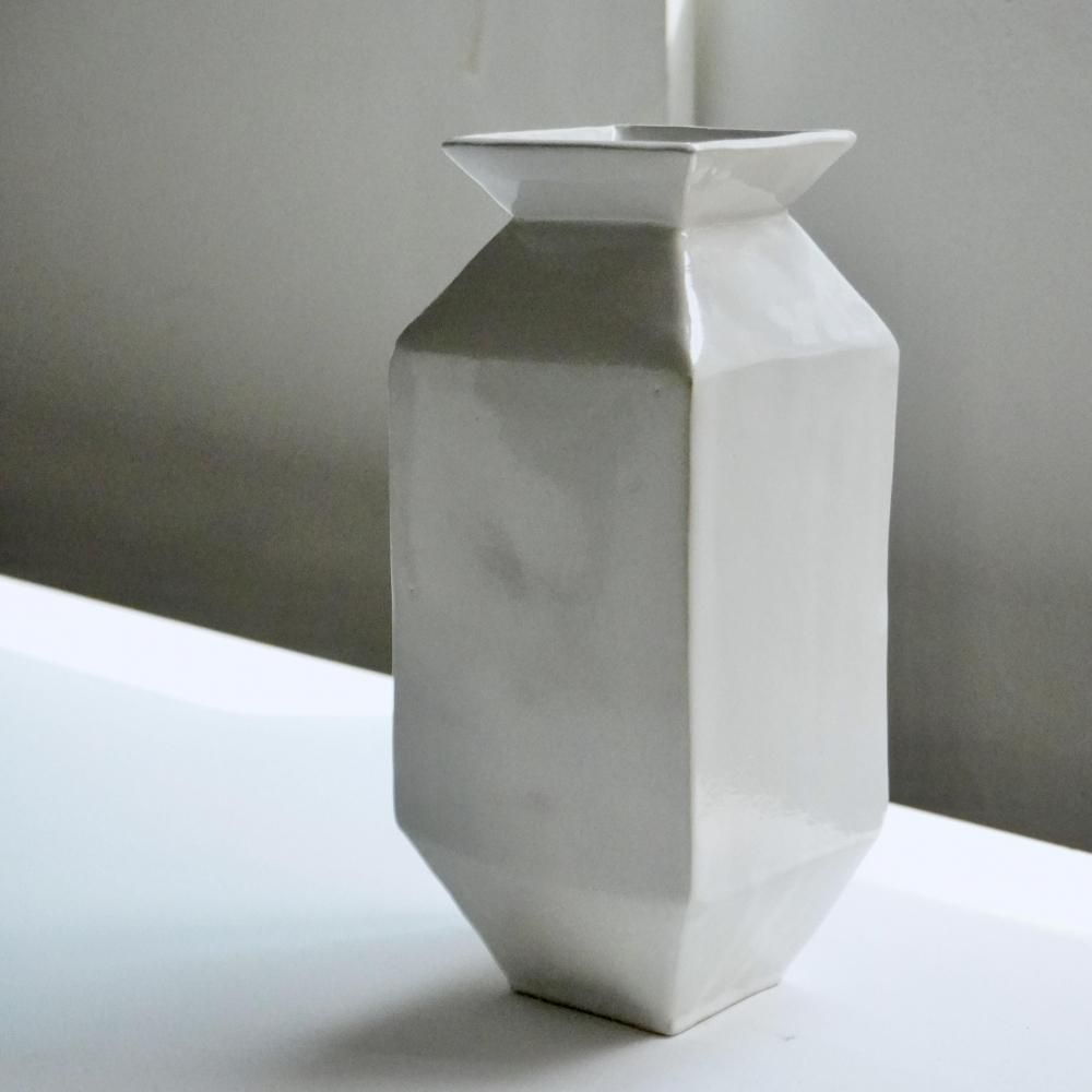 birbira ビルビラ Birbira×qualia glassworks / Bottle vase with ce
