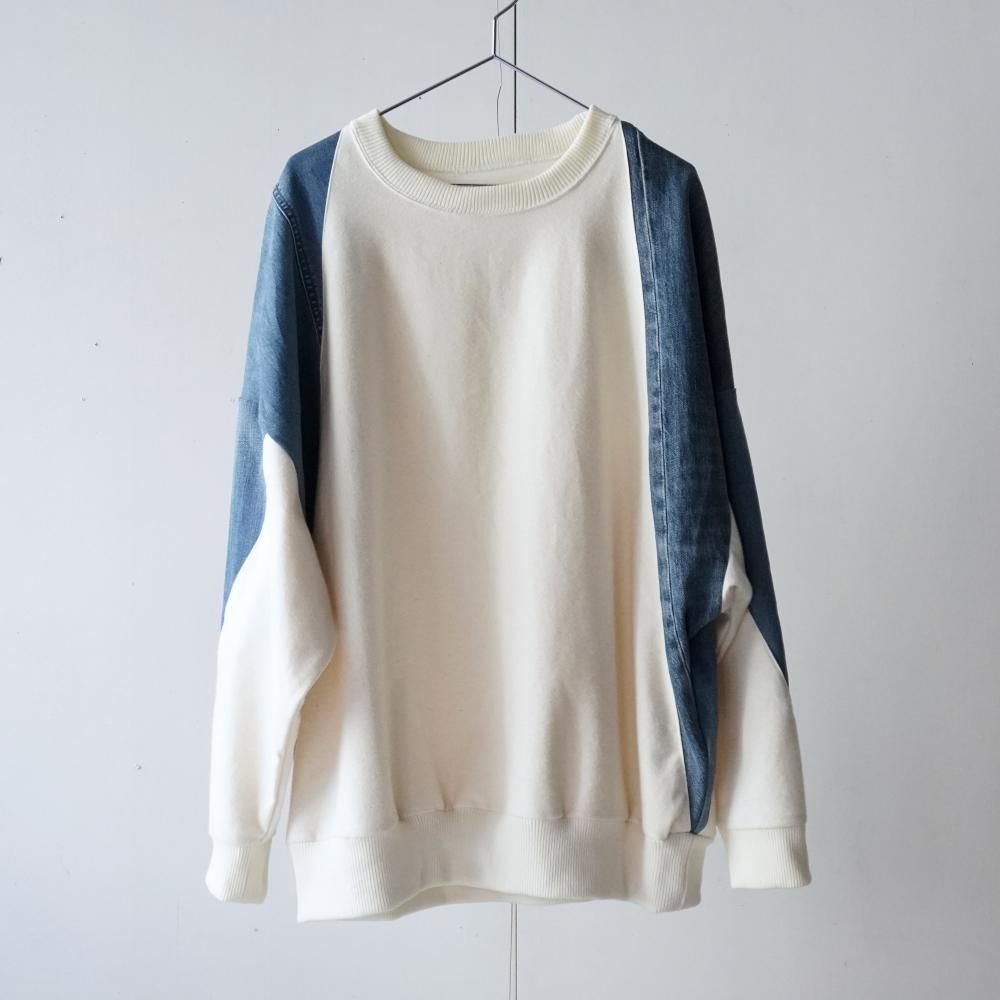 +DENIM EIGHT SWEAT SHIRT