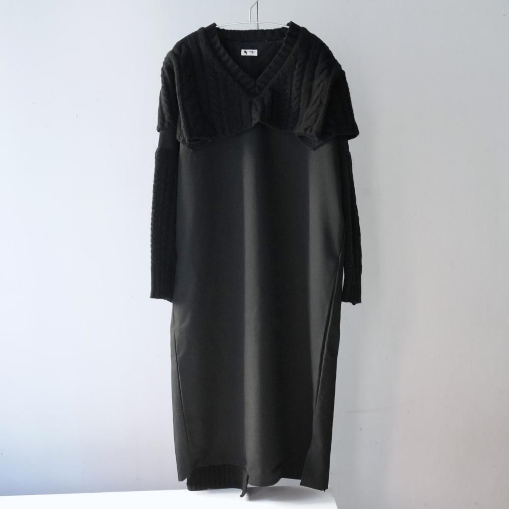 Scrap & Build KNIT COMBI OP-BK