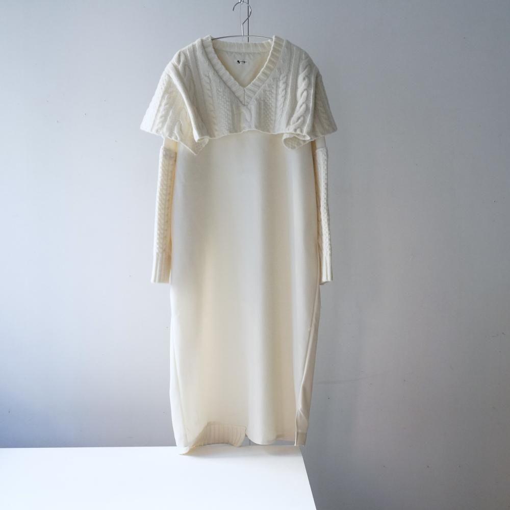 Scrap & Build KNIT COMBI OP-OFF WH