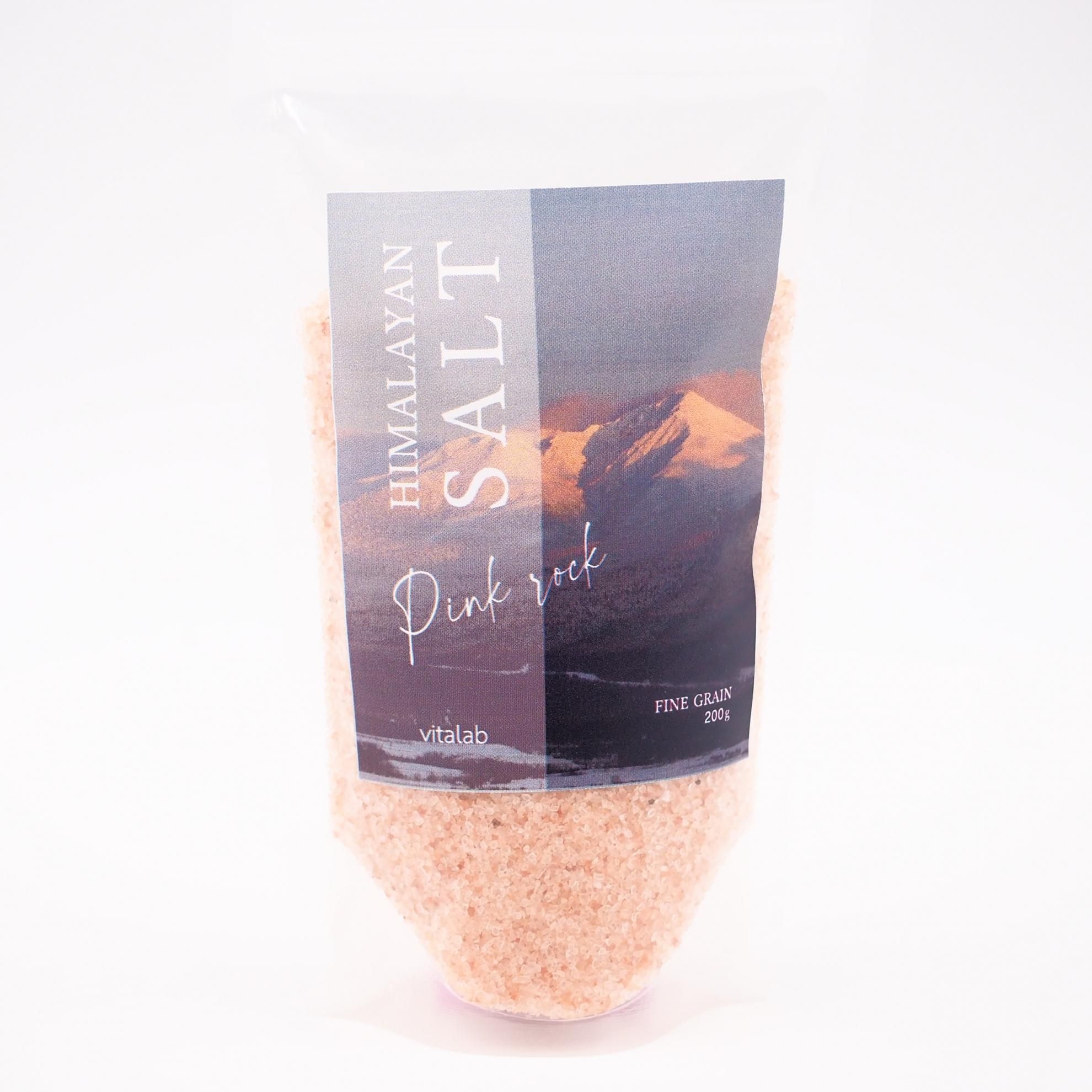 Himalayan salt ヒマラヤ ピンクロックソルト 200g - vitalab