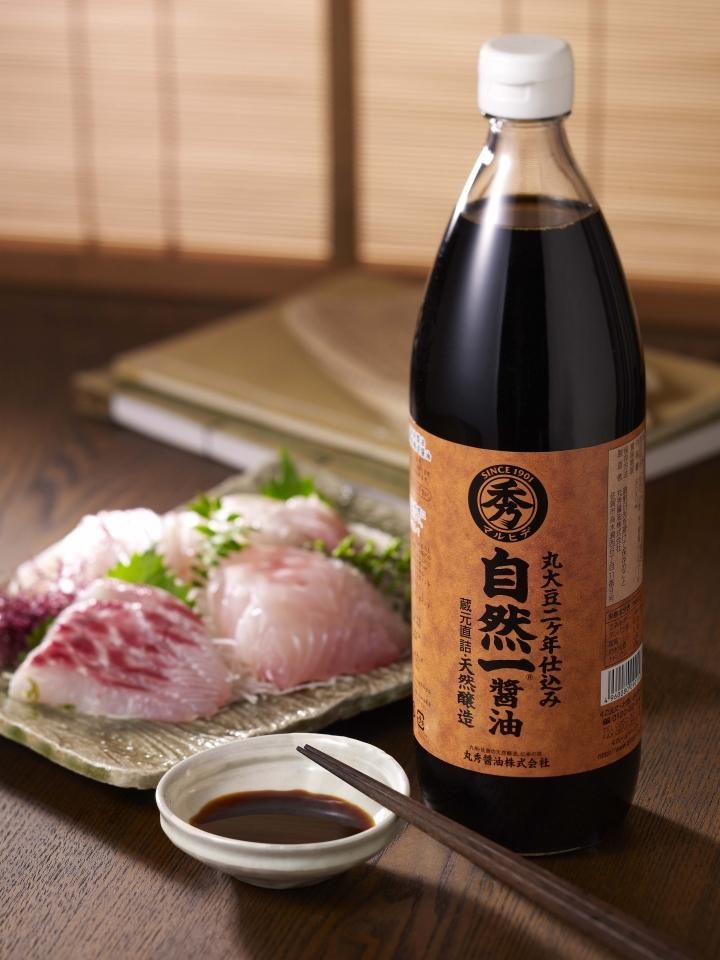 自然一醤油 900ml - 丸秀オンラインストア