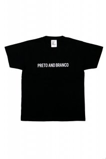 <img class='new_mark_img1' src='https://img.shop-pro.jp/img/new/icons47.gif' style='border:none;display:inline;margin:0px;padding:0px;width:auto;' />PRETO AND BRANCOORIGINAL GLIITTER TEE (BLACK)