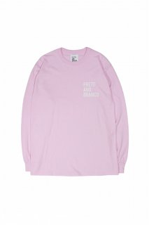 <img class='new_mark_img1' src='https://img.shop-pro.jp/img/new/icons47.gif' style='border:none;display:inline;margin:0px;padding:0px;width:auto;' />PRETO AND BRANCO■ORIGINAL LONG SLEEVE TEE (PINK)