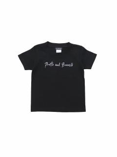 PRETO AND BRANCO  ꡼ե󥭡PAB KIDS TEE (BLACK)